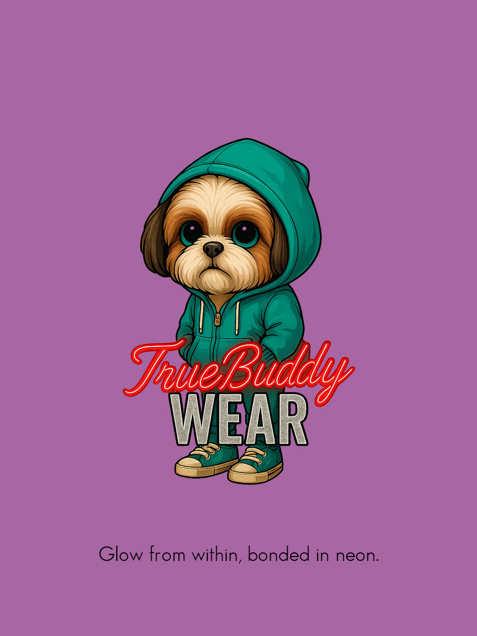 Neon Soul Buddy – Hoodie Gaze