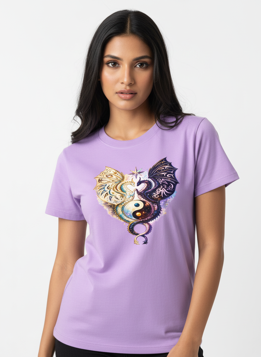 Yin Yang Crop Top - 🐉 DUAL DRAGON