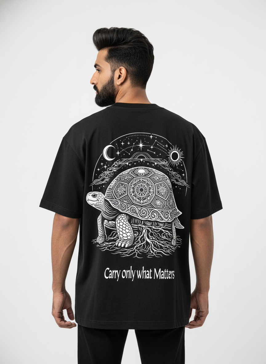 Oversized T-Shirt - WORLD BEARER (TORTOISE)v