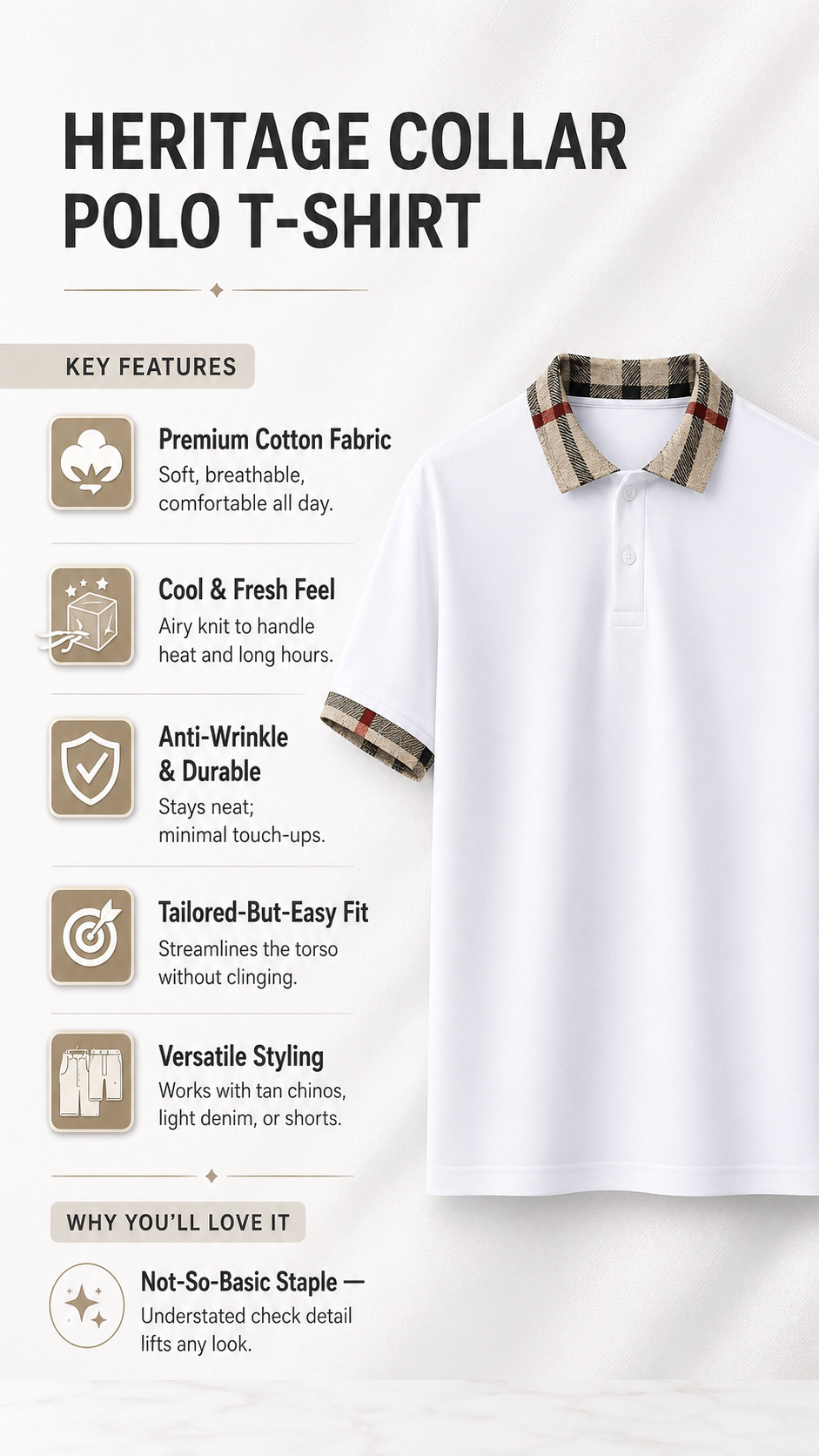 Heritage Collar Polo