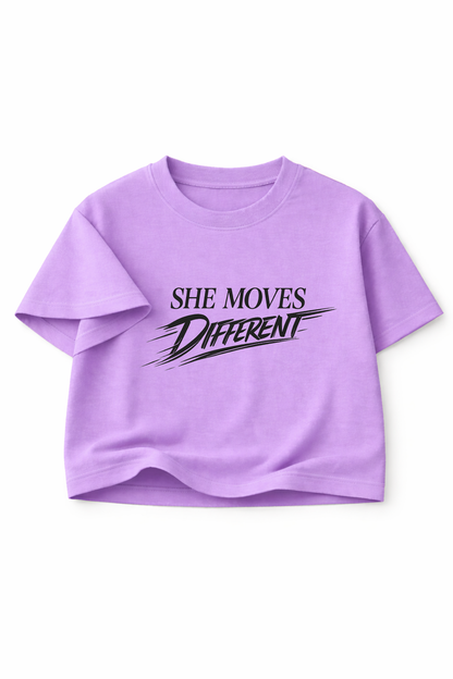 Attitude Crop Top - ❤️ SHE MOVES DIFFERENT