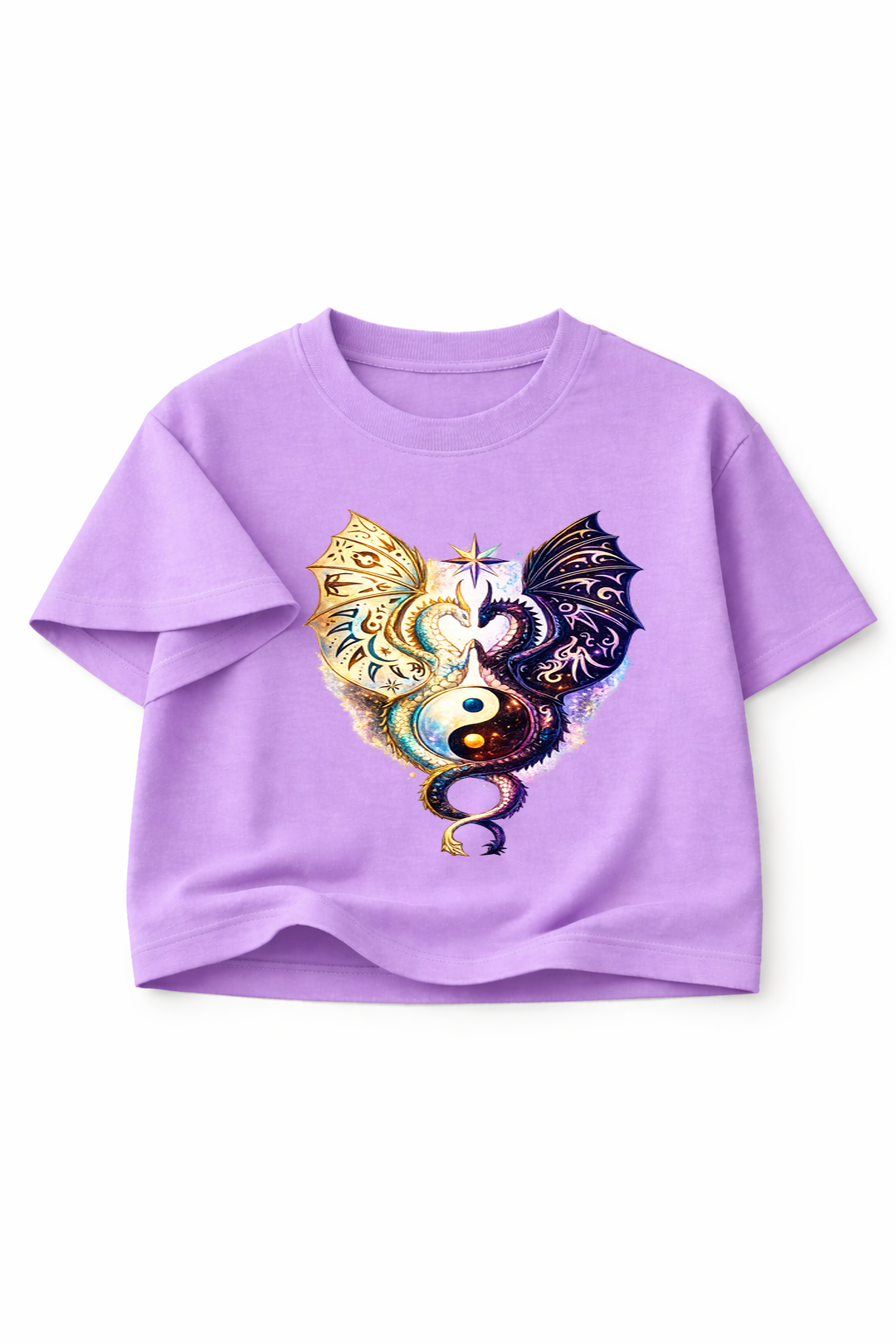 Yin Yang Crop Top - 🐉 DUAL DRAGON