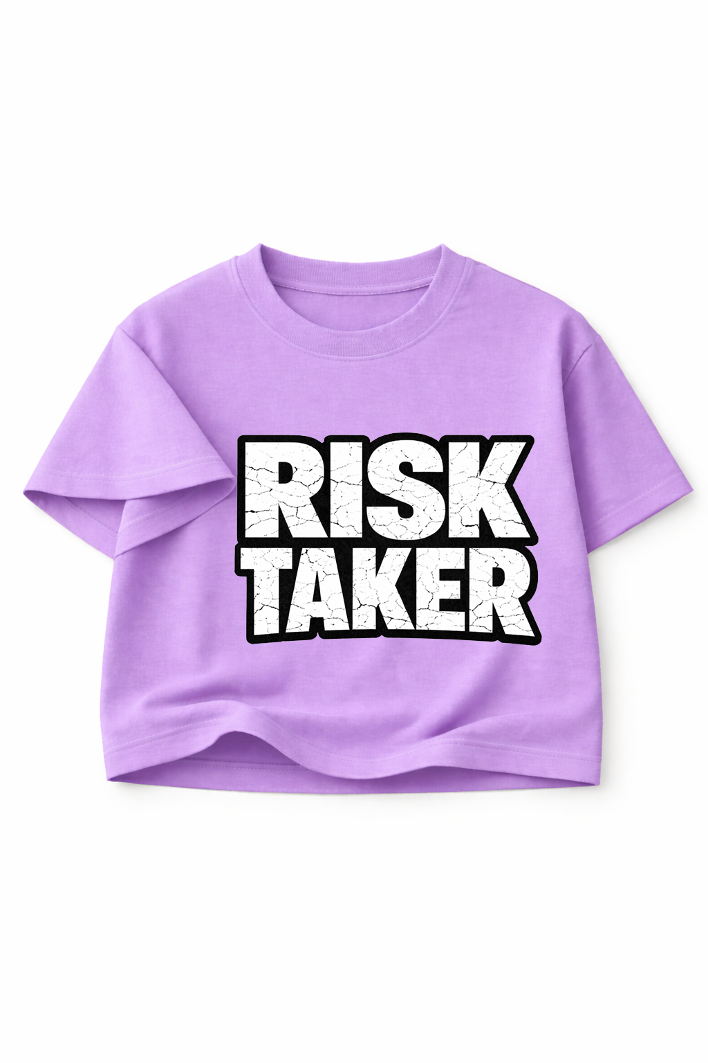 Statement Crop Top - 💜 RISK TAKER