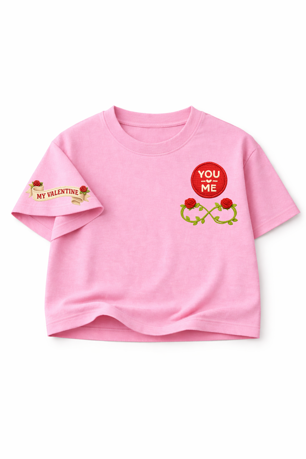 Forever Valentine Badge - Crop Top