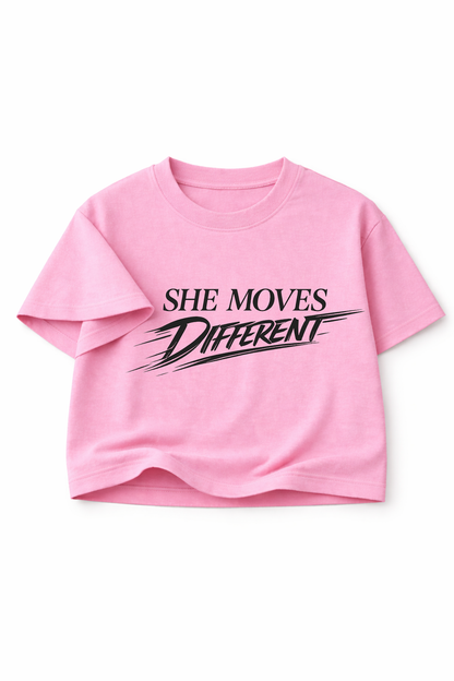 Attitude Crop Top - ❤️ SHE MOVES DIFFERENT