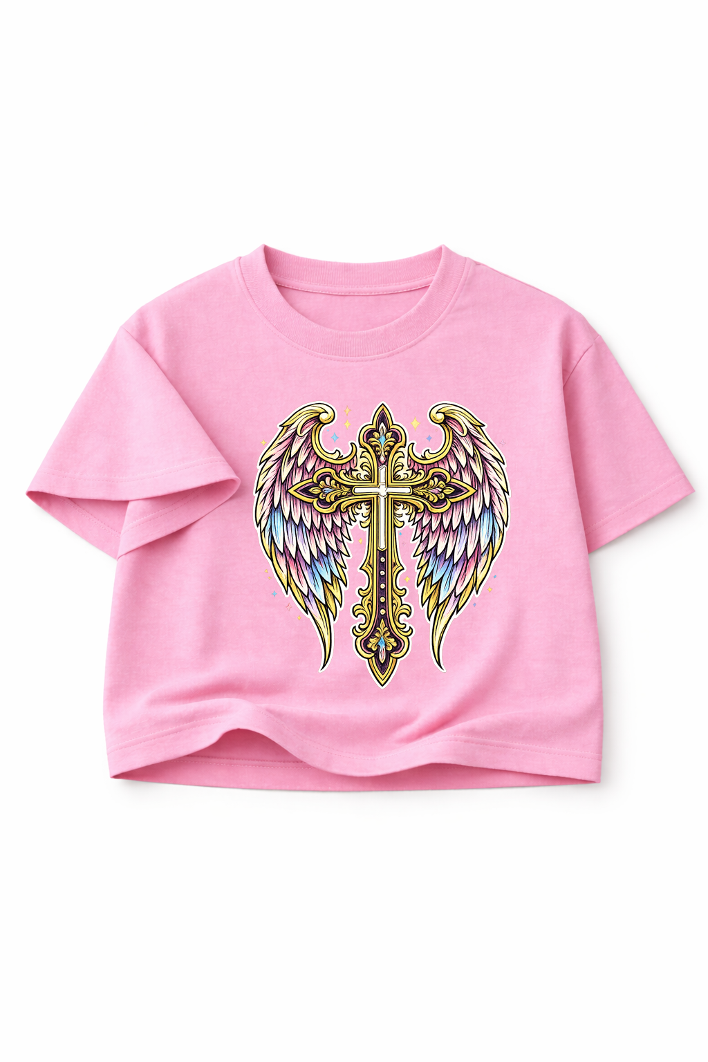 Wings Cross Crop Top - ANGEL GUARD