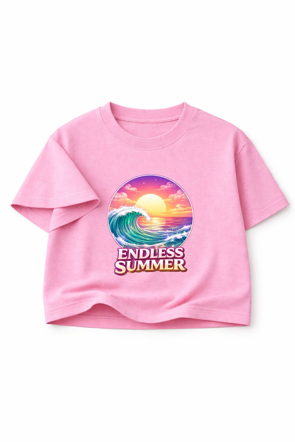 Ocean Wave Crop Top - ENDLESS SUMMER