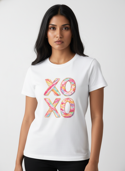 XOXO CANDY POP — THE MULTI-COLOR LOVE BURST TEE (UNISEX)