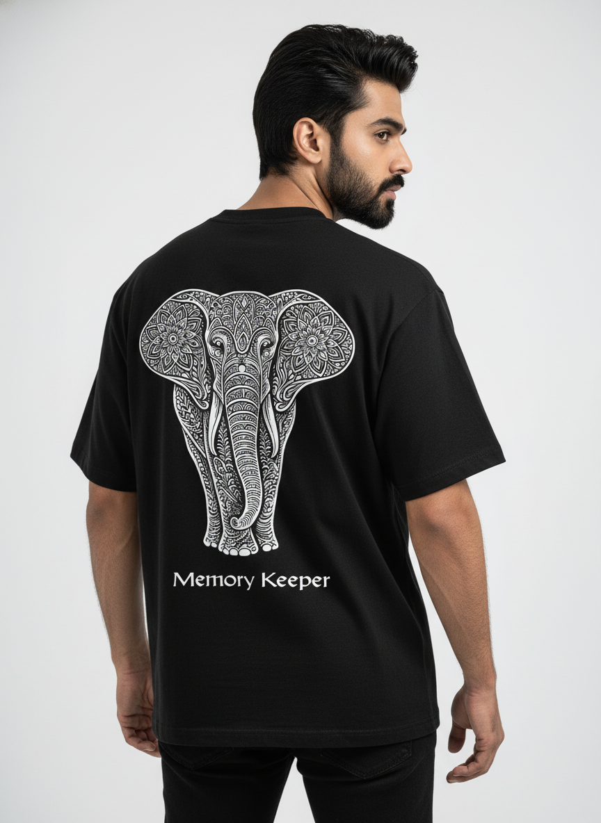 Oversized T-Shirt - 
MEMORY KEEPER (ELEPHANT)