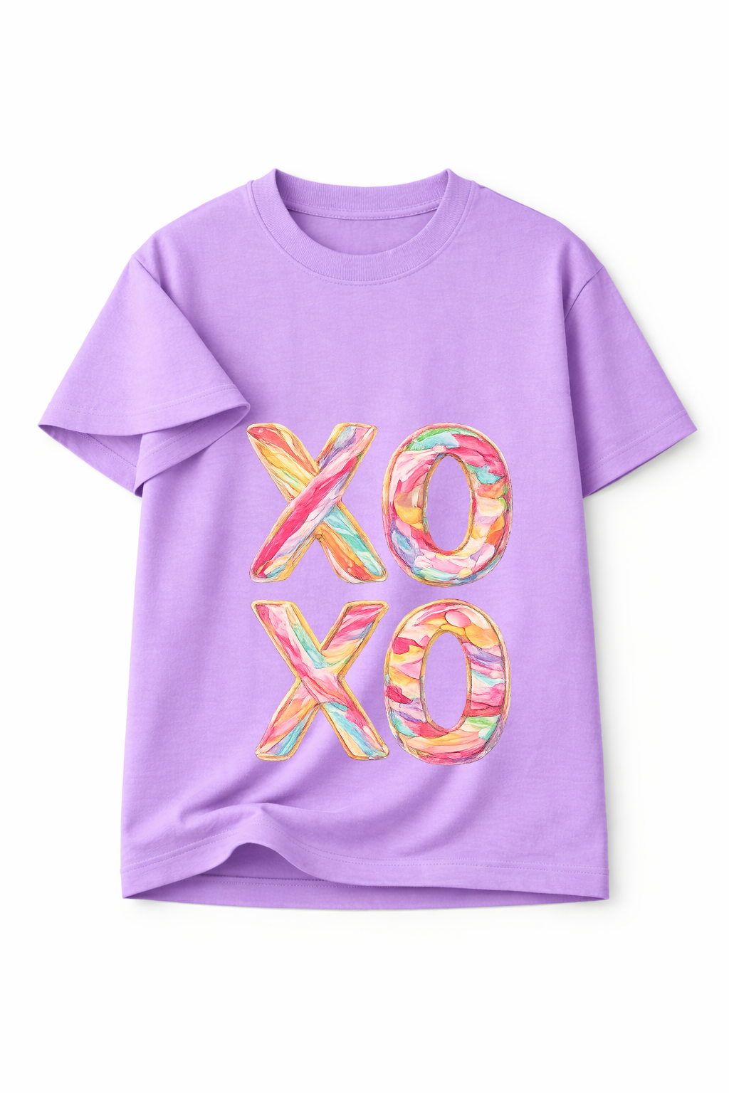 XOXO CANDY POP — THE MULTI-COLOR LOVE BURST TEE (UNISEX)