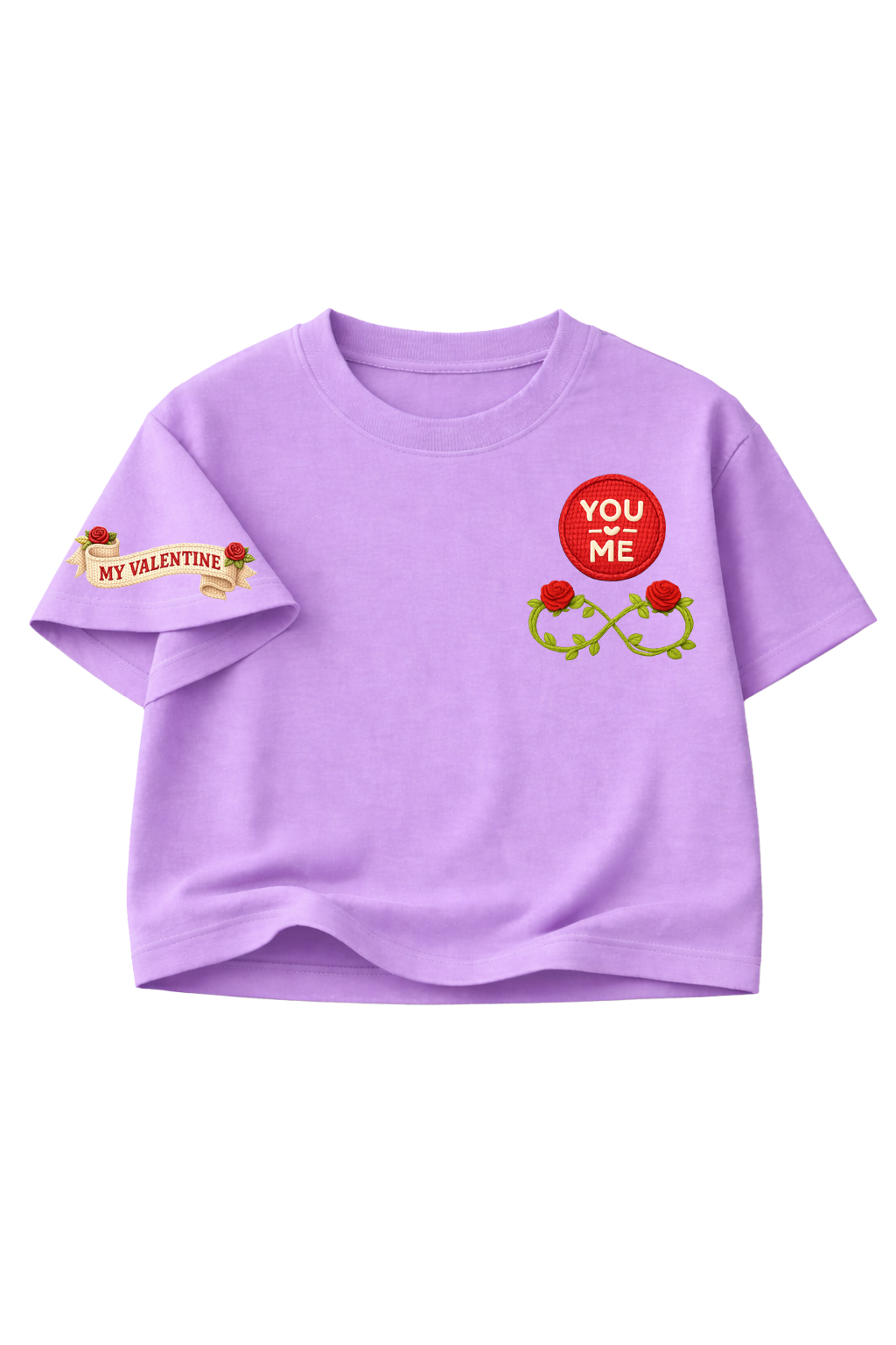 Forever Valentine Badge - Crop Top