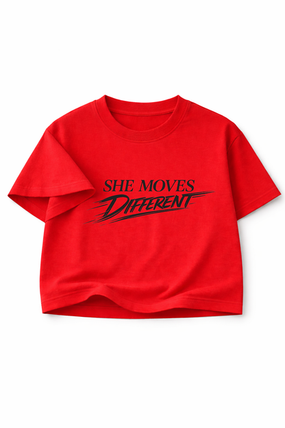 Attitude Crop Top - ❤️ SHE MOVES DIFFERENT