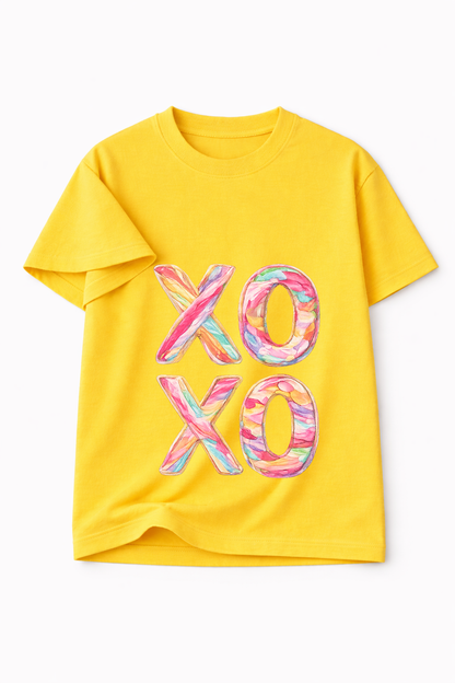 XOXO CANDY POP — THE MULTI-COLOR LOVE BURST TEE (UNISEX)