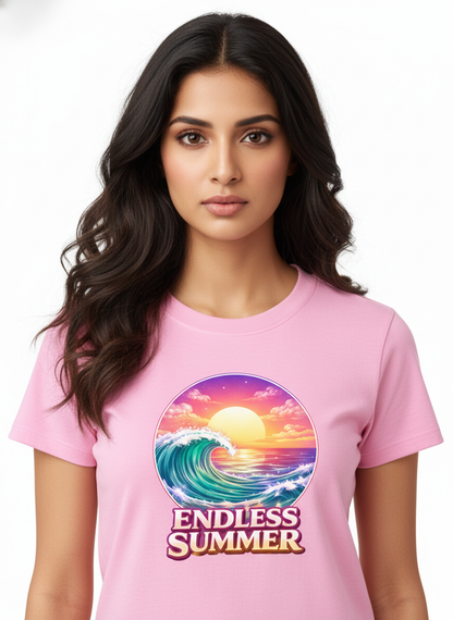 Ocean Wave Crop Top - ENDLESS SUMMER