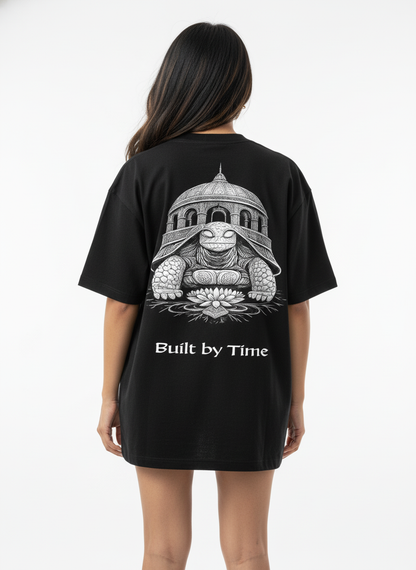 Oversized T-Shirt - 
BUILT BY TIME (RESILIENCE TORTOISE)