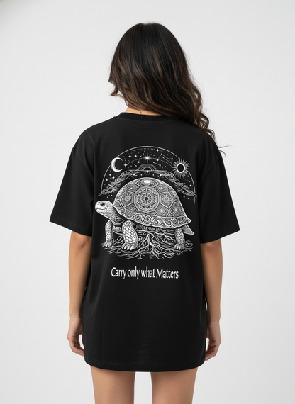 Oversized T-Shirt - WORLD BEARER (TORTOISE)v