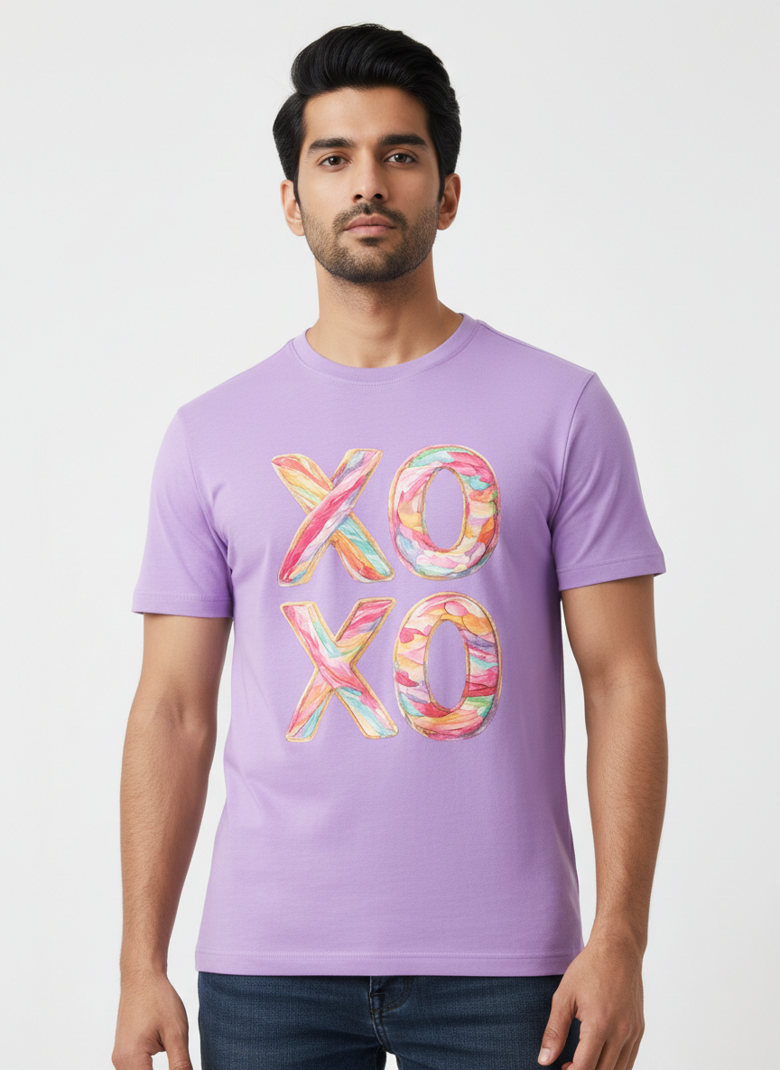 XOXO CANDY POP — THE MULTI-COLOR LOVE BURST TEE (UNISEX)