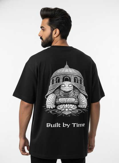 Oversized T-Shirt - 
BUILT BY TIME (RESILIENCE TORTOISE)