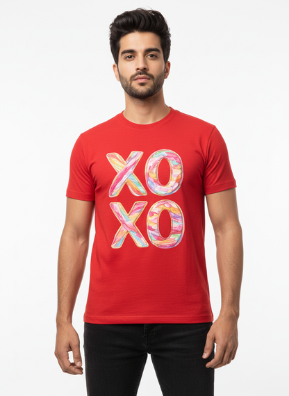 XOXO CANDY POP — THE MULTI-COLOR LOVE BURST TEE (UNISEX)