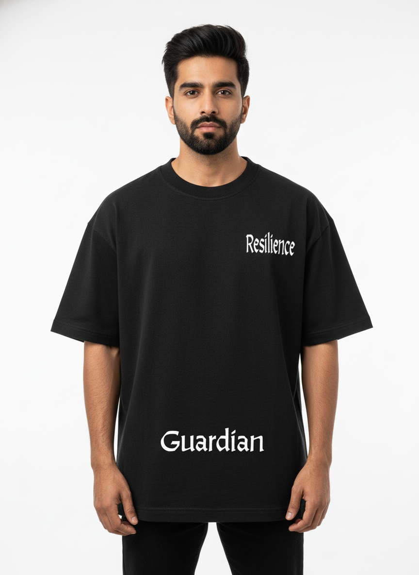 Oversized T-Shirt - 
BUILT BY TIME (RESILIENCE TORTOISE)