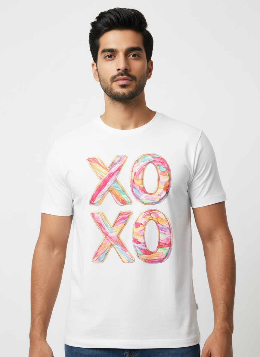 XOXO CANDY POP — THE MULTI-COLOR LOVE BURST TEE (UNISEX)