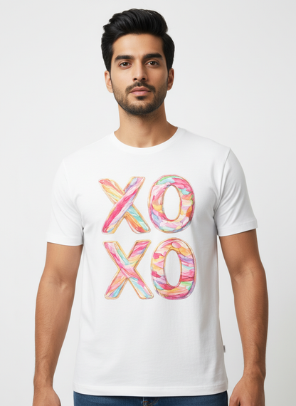 XOXO CANDY POP — THE MULTI-COLOR LOVE BURST TEE (UNISEX)