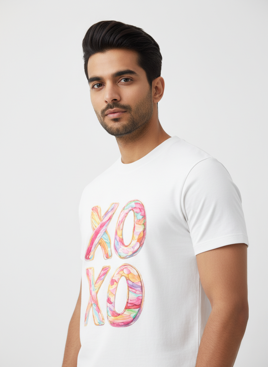 XOXO CANDY POP — THE MULTI-COLOR LOVE BURST TEE (UNISEX)