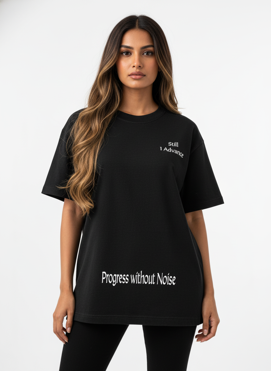 Oversized T-Shirt - 
SILENT STRENGTH (LEOPARD)