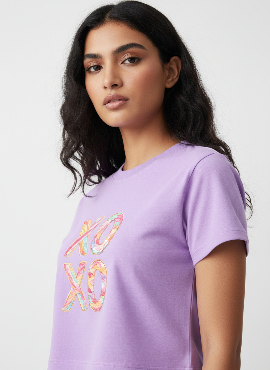Candy XO Pastel Swirl - Crop Top