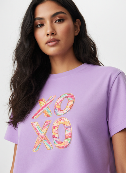 Candy XO Pastel Swirl - Crop Top