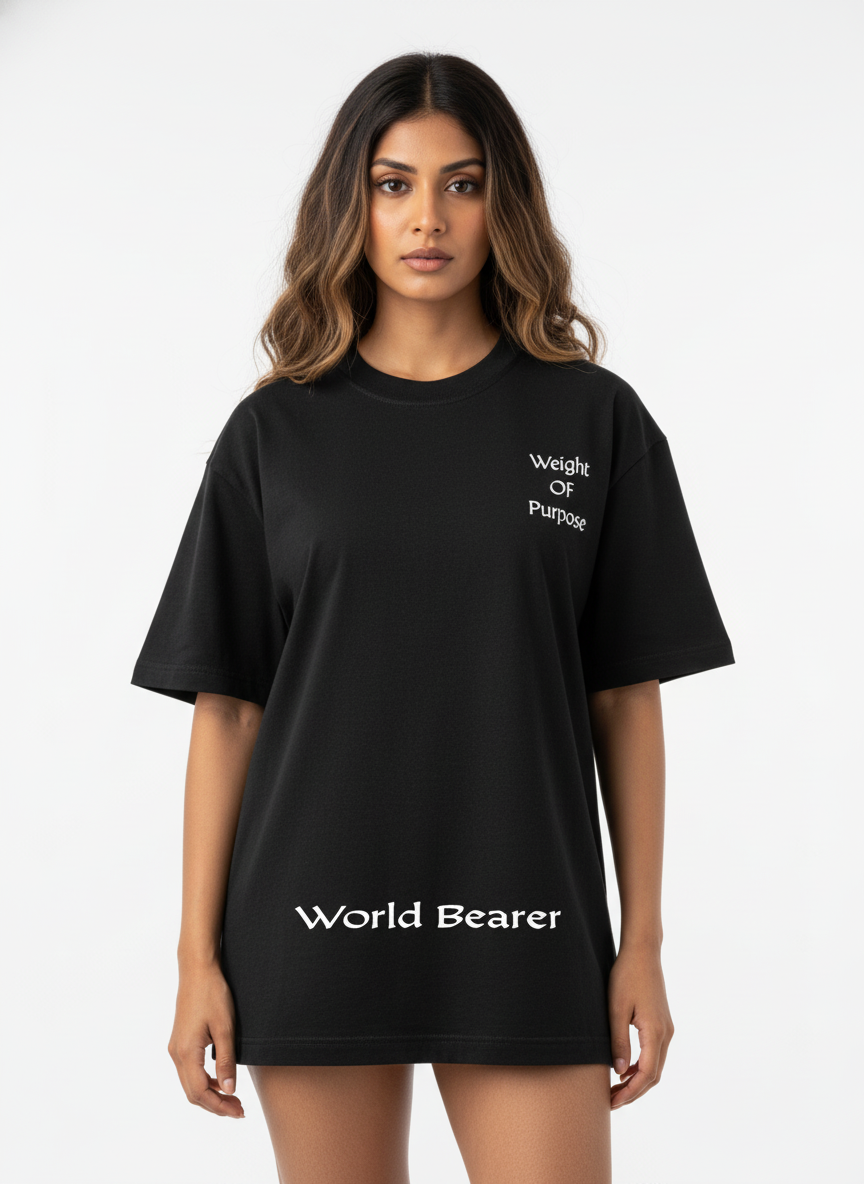 Oversized T-Shirt - WORLD BEARER (TORTOISE)v