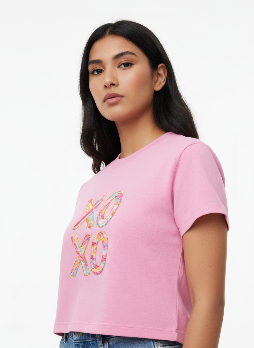 Candy XO Pastel Swirl - Crop Top