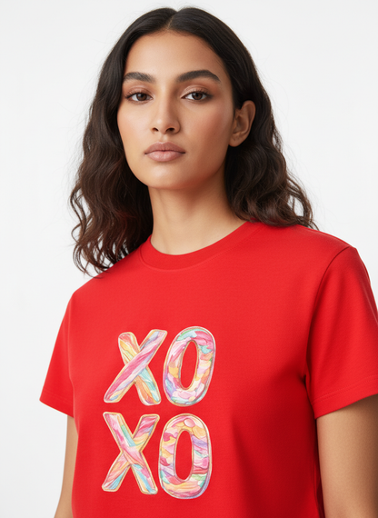 Candy XO Pastel Swirl - Crop Top