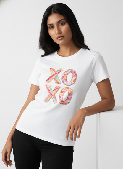 XOXO CANDY POP — THE MULTI-COLOR LOVE BURST TEE (UNISEX)
