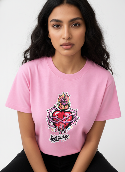 Rebel Flame Crop Top - WILD HEART