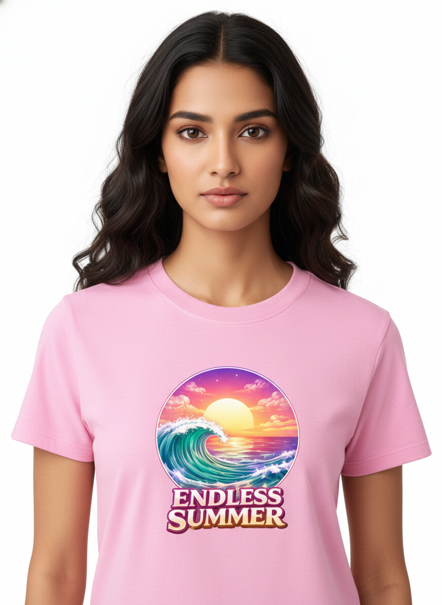 Ocean Wave Crop Top - ENDLESS SUMMER