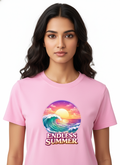 Ocean Wave Crop Top - ENDLESS SUMMER