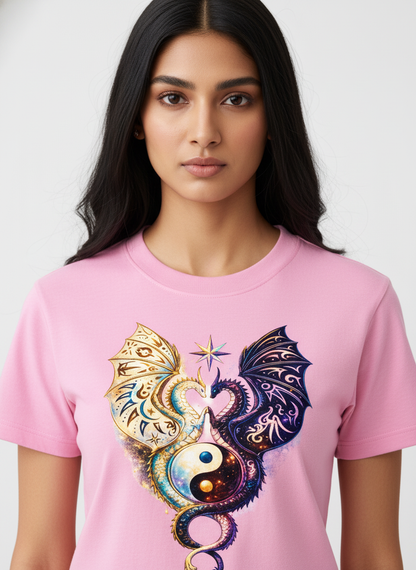 Yin Yang Crop Top - 🐉 DUAL DRAGON