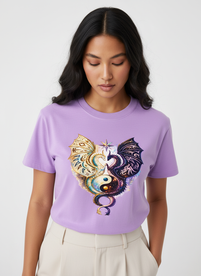 Yin Yang Crop Top - 🐉 DUAL DRAGON