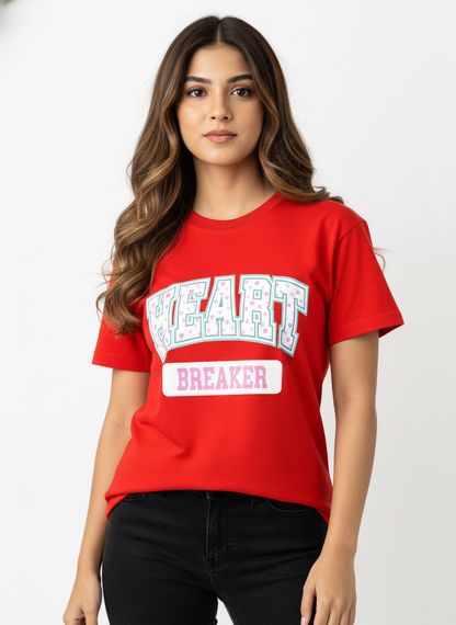 HEARTBREAKER VARSITY — THE SWEET & SAVAGE VALENTINE TEE (UNISEX)